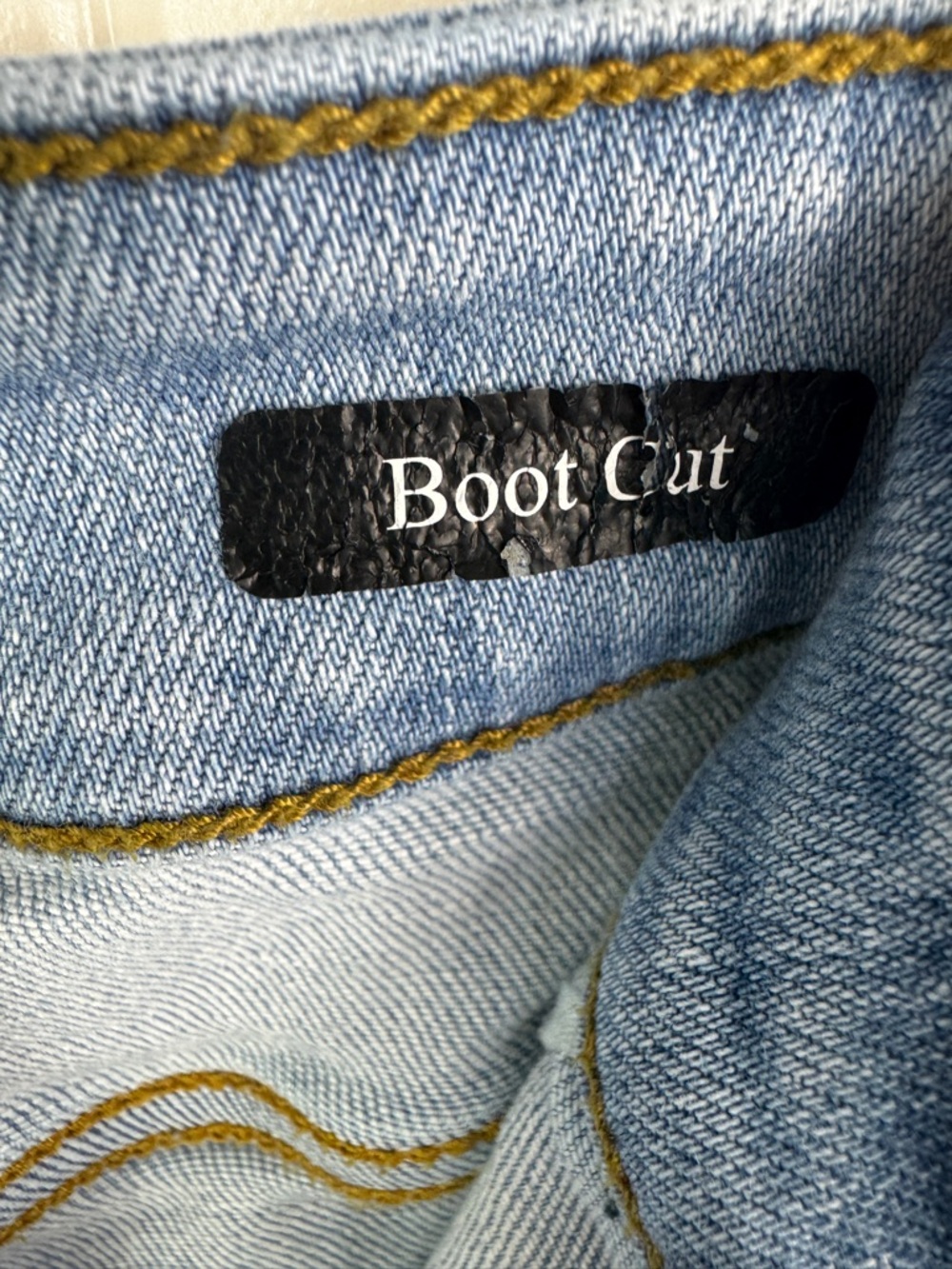 Judy Blue Bootcut Jeans 18W Plus Size Light Wash Stretch Denim High Rise Frayed - Picture 14 of 16